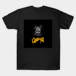 Scary Gorilla in the shadows T-Shirt